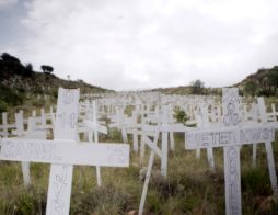 These crosses stand in order, row on row - in direct opposition to the killings, often haphazard, barbaric and prolonged.